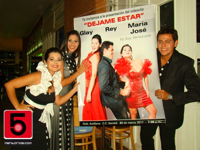 Lanzamiento del video clip DEJAME ESTAR  del grupo Yo Soy Venezuela
