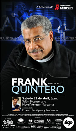 Frank Quintero en concierto por la vida