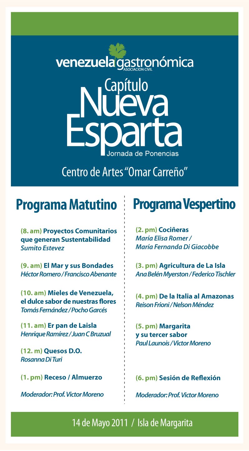 En mayo Venezuela Gastronomica toma La Asuncion